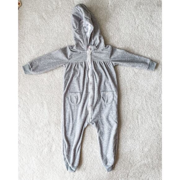 18 Months Fleece Carter's Zip Up - Picture 1 of 4